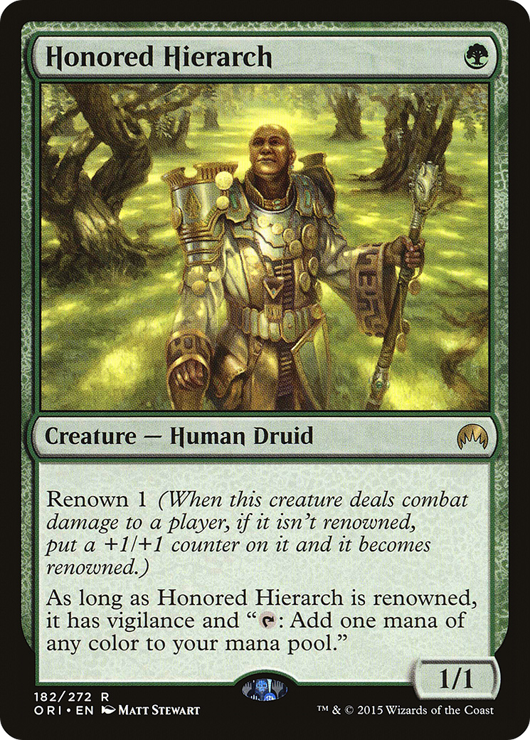 Magic Origins - (ORI-182) - Honored Hierarch Foil