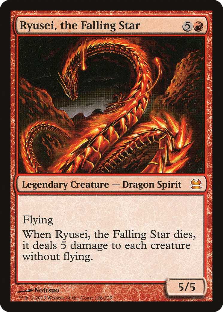 Modern Masters - (MMA-128) - Ryusei, the Falling Star Foil