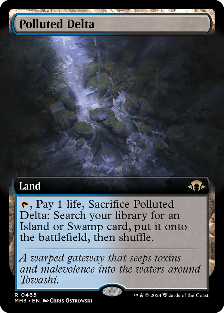 Modern Horizons 3 - (MH3-465) - Polluted Delta (Extended Art): (Extended Art)