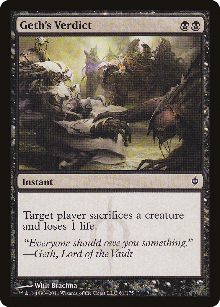 New Phyrexia - (NPH-061) - Geth's Verdict