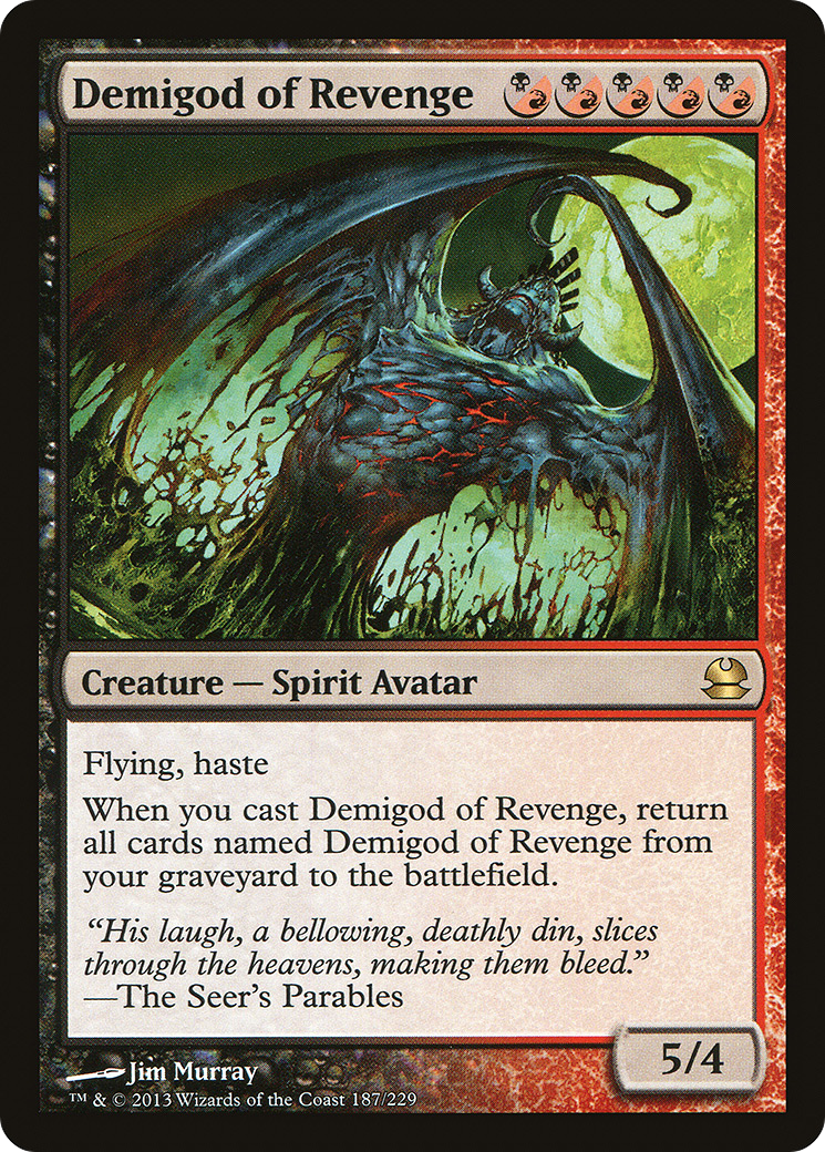Modern Masters - (MMA-187) - Demigod of Revenge Foil