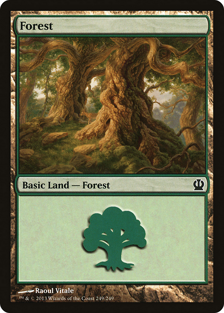 Theros - (THS-249) - Forest (249) Foil