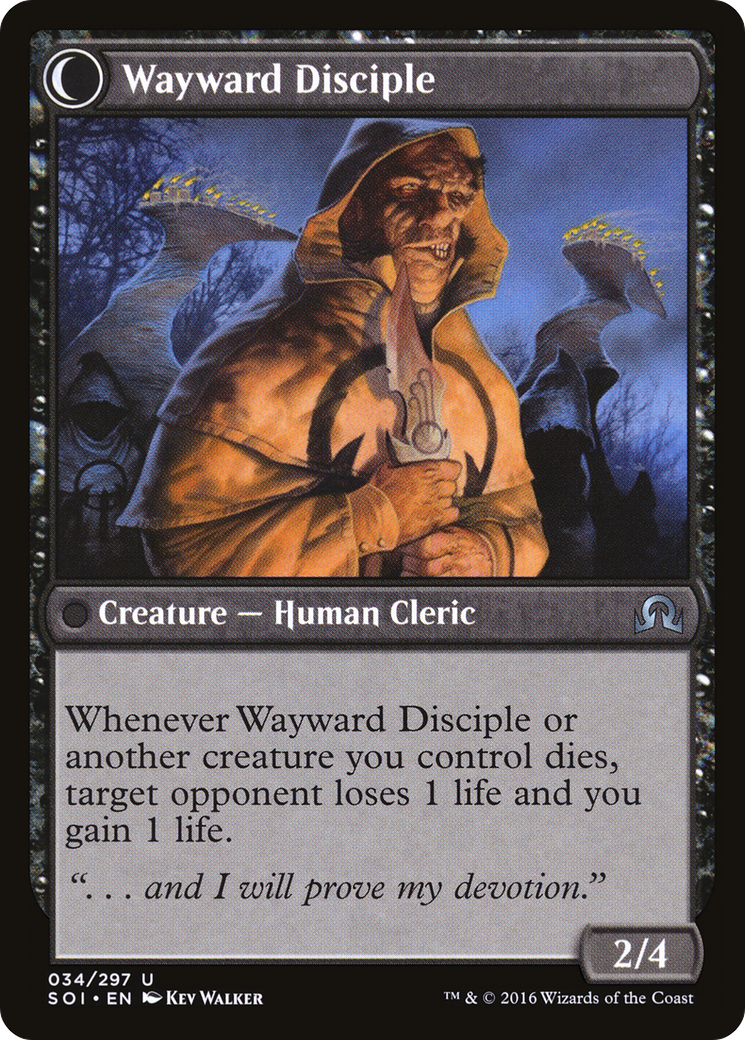 Shadows over Innistrad - (SOI-034) - Pious Evangel: (Double Faced Transform)