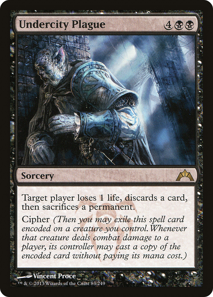 Gatecrash - (GTC-083) - Undercity Plague Foil