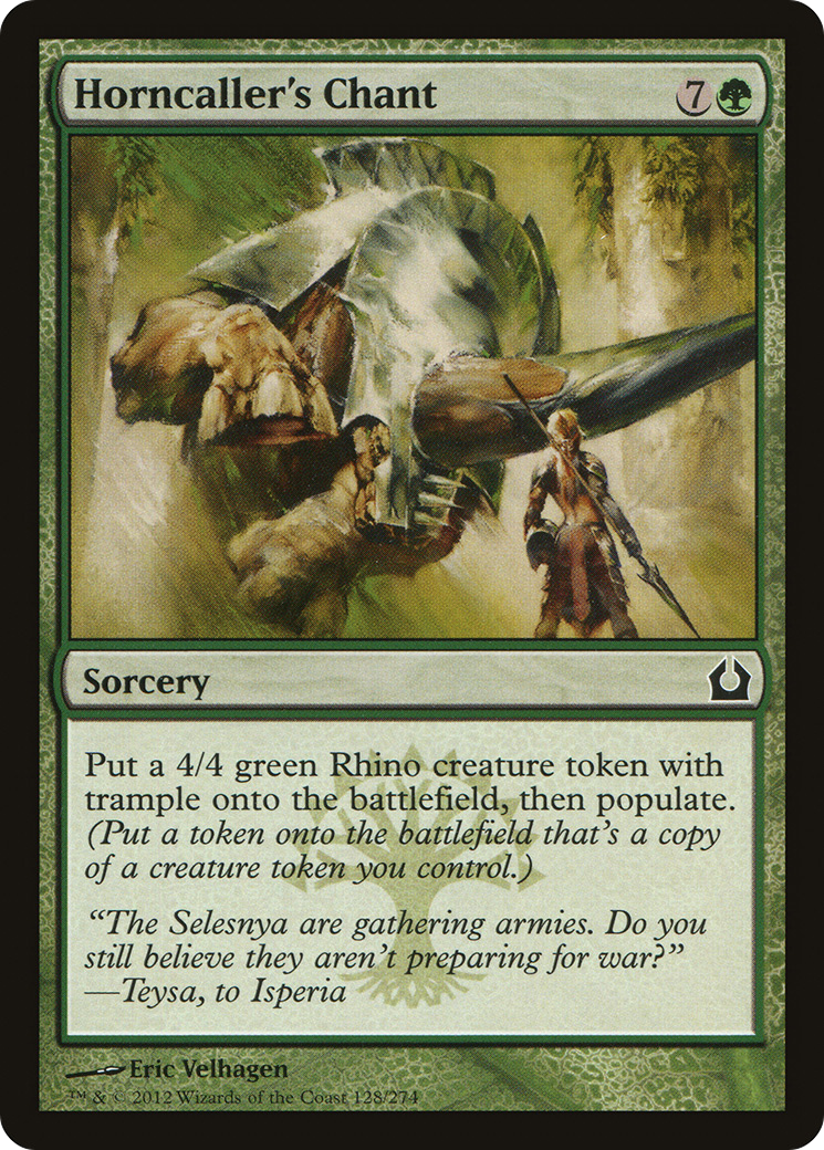 Return to Ravnica - (RTR-128) - Horncaller's Chant Foil