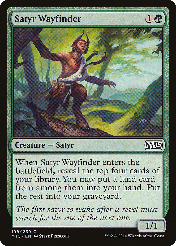 Magic 2015 - (M15-198) - Satyr Wayfinder
