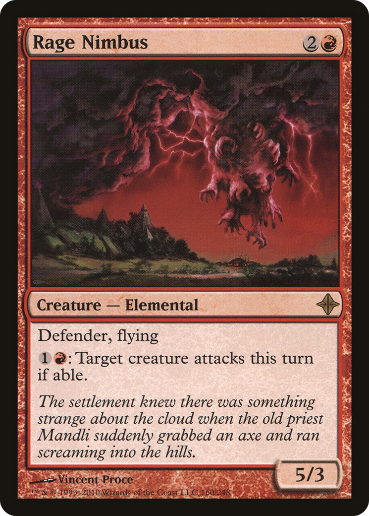Rise of the Eldrazi - (ROE-160) - Rage Nimbus