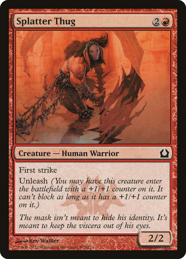 Return to Ravnica - (RTR-105) - Splatter Thug Foil