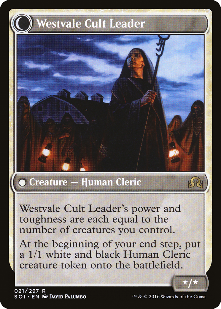 Shadows over Innistrad - (SOI-021) - Hanweir Militia Captain: (Double Faced Transform)