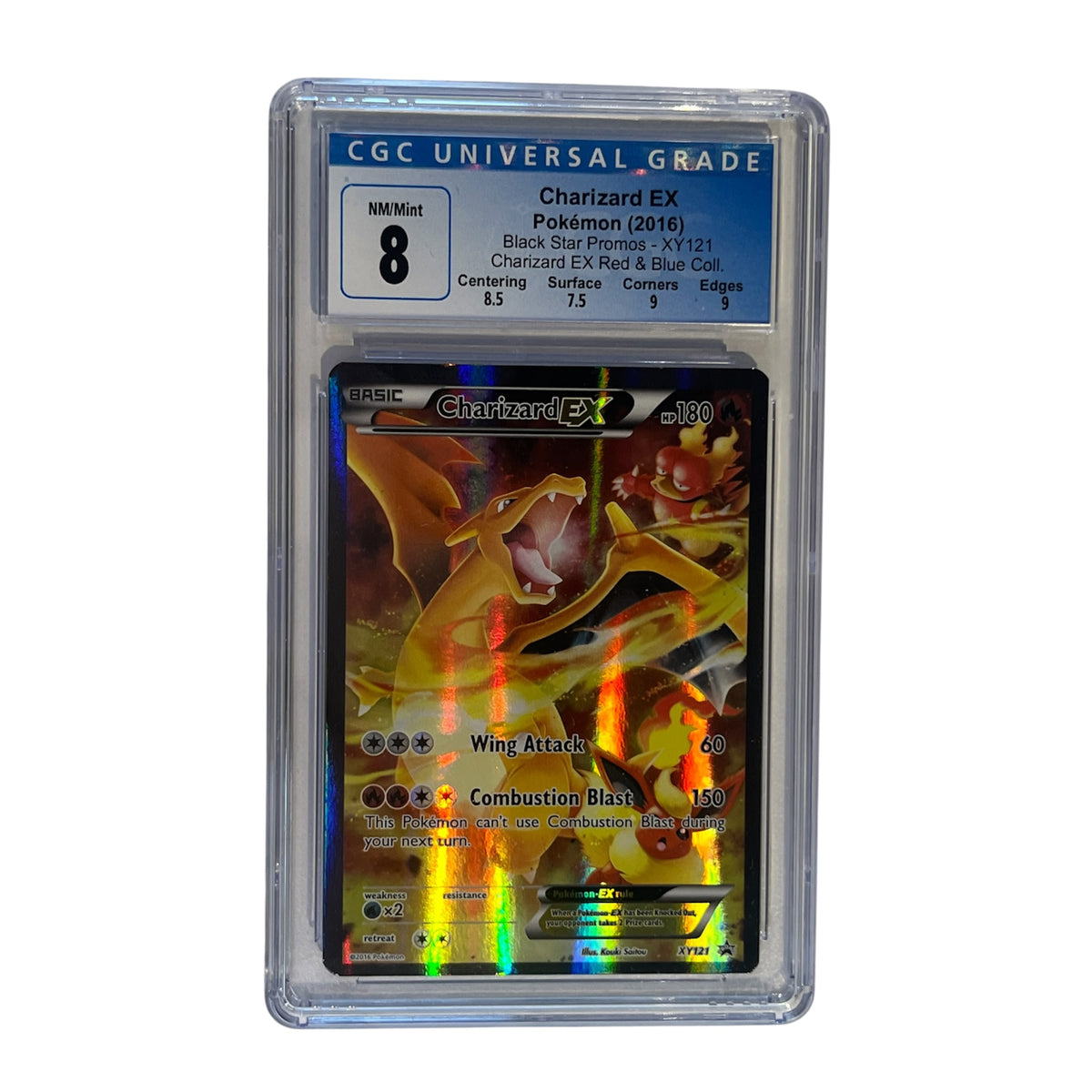 XY Promos XY121 CGC8 #3910351030 Charizard EX - Holofoil - Promo