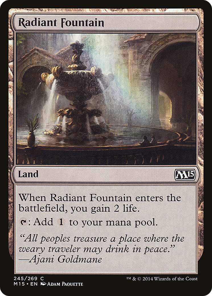 Magic 2015 - (M15-245) - Radiant Fountain Foil