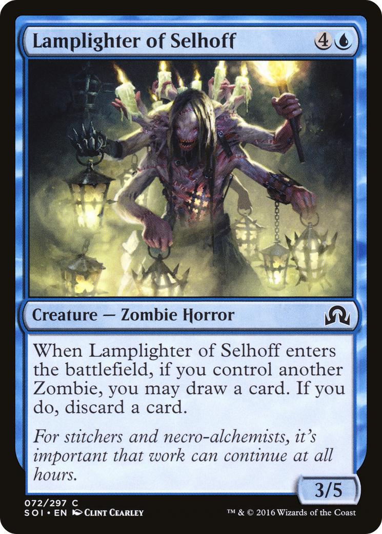 Shadows over Innistrad - (SOI-072) - Lamplighter of Selhoff