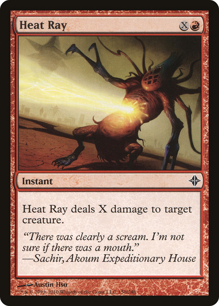 Rise of the Eldrazi - (ROE-150) - Heat Ray Foil