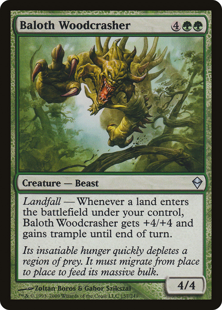Zendikar - (ZEN-157) - Baloth Woodcrasher