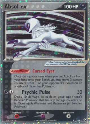 Power Keepers Absol ex - Holofoil - Ultra Rare