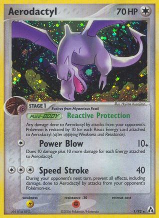 Legend Maker Aerodactyl - Holofoil - Holo Rare