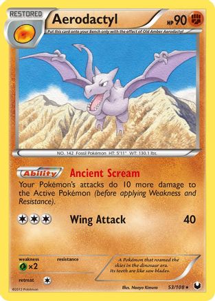Dark Explorers 053 Aerodactyl - Rare