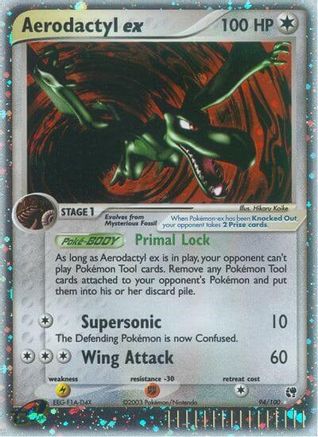 Sandstorm Aerodactyl ex - Holofoil - Ultra Rare