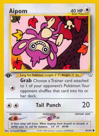 Neo Revelation 041/64 Aipom - Unlimited - Common