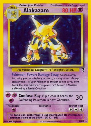 Legendary Collection 001 Alakazam - Reverse Holofoil - Holo Rare
