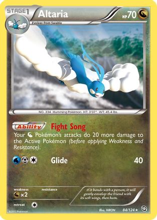 Dragons Exalted 084 Altaria - Holofoil - Holo Rare
