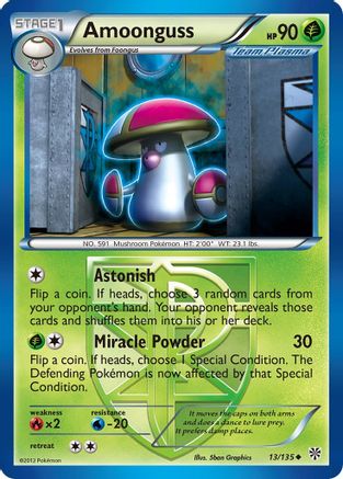 Plasma Storm 013 Amoonguss (Team Plasma) - Uncommon