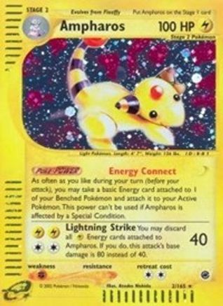 Expedition 002 Ampharos (2) - Holofoil - Holo Rare