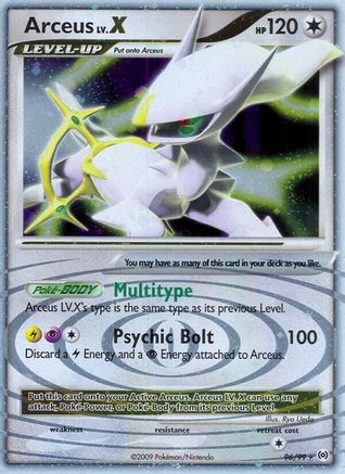 Arceus 096 Arceus Lv.X (96) - Holofoil - Ultra Rare