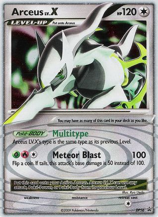 Diamond and Pearl Promos Arceus LV.X - DP56 - Holofoil - Promo