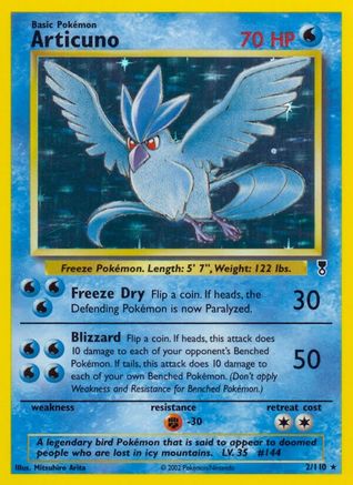 Legendary Collection 002 Articuno - Holofoil - Holo Rare