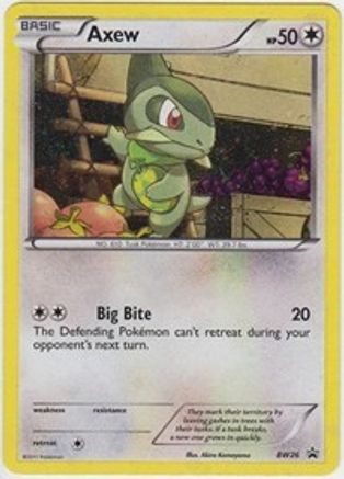 Black and White Promos BW26 Axew - Holofoil - Promo