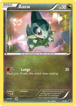 Dragon Vault 013 Axew (13) - Holofoil - Holo Rare