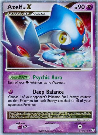 Legends Awakened Azelf LV.X - Holofoil - Ultra Rare