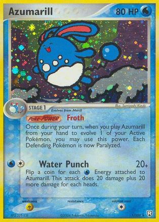 Team Rocket Returns 001 Azumarill - Reverse Holofoil - Holo Rare