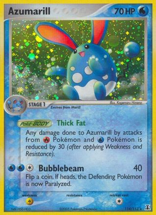 Delta Species 114 Azumarill - Holofoil - Secret Rare