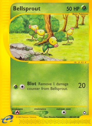 Aquapolis 045 Bellsprout (45) - Reverse Holofoil - Uncommon