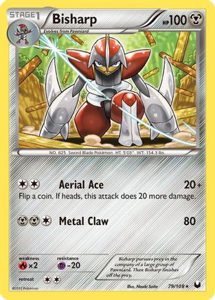 Dark Explorers 079 Bisharp (79) - Reverse Holofoil - Rare