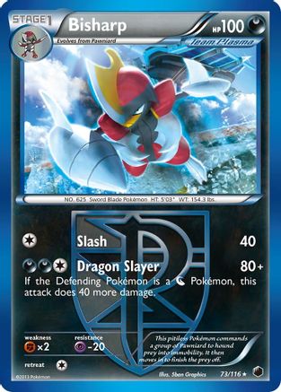 Plasma Freeze 073 Bisharp (Team Plasma) (73) - Rare