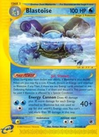 Expedition 037 Blastoise (37) - Reverse Holofoil - Rare