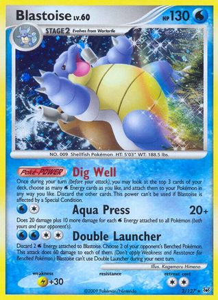 Platinum Blastoise - Reverse Holofoil - Holo Rare