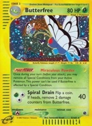 Expedition 005 Butterfree (5) - Holofoil - Holo Rare