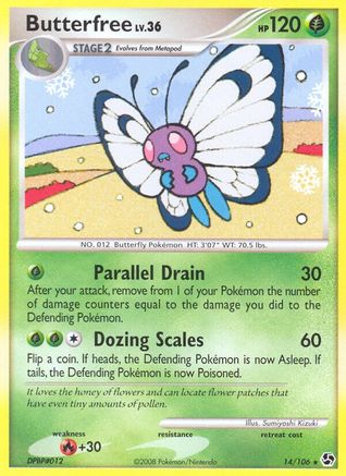Great Encounters Butterfree - Rare