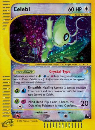Skyridge 145 Celebi - Holofoil - Secret Rare