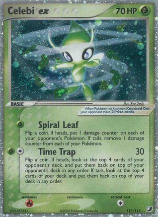 Unseen Forces Celebi ex - Holofoil - Secret Rare