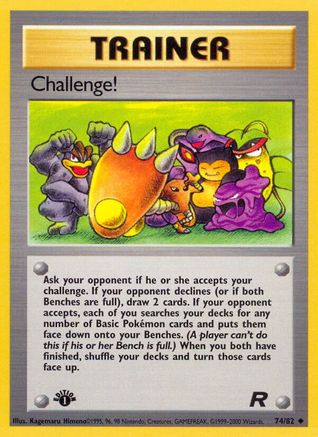 Team Rocket 074/82 Challenge! - 1st Edition - Uncommon