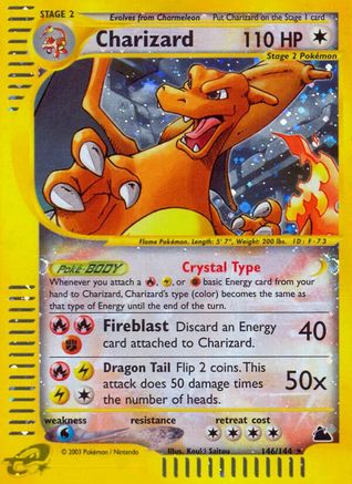 Skyridge 146 Charizard - Holofoil - Secret Rare