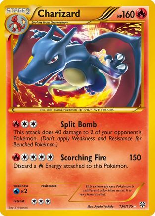 Plasma Storm 136 Charizard - Holofoil - Secret Rare