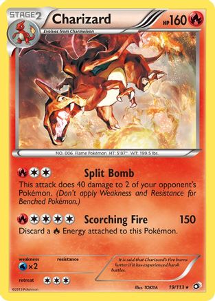 Legendary Treasures 019/113 Charizard - Reverse Holofoil - Holo Rare