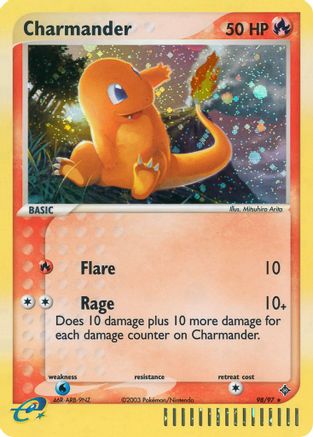 Dragon Charmander - Holofoil - Secret Rare