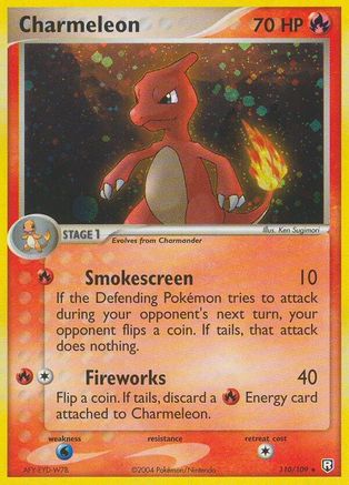 Team Rocket Returns 110 Charmeleon - Secret Rare